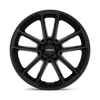 Rotiform R194220046+25 - R194 Btl 22X10 Matte Black With Black Cap And Inside Spoke Details