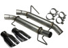 Roush 421915 - 2005-2010 Ford Mustang V8 Extreme Axle-Back Exhaust Kit