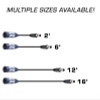 Rugged Radios CS-OFF-16 - OFFROAD Straight Cable to Intercom (Select Length) 16 Feet