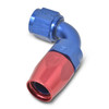 Russell 610150 - Performance -4 AN Red/Blue 90 Degree Full Flow Hose End
