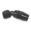 Russell 610125 - Performance -12 AN Black 45 Degree Full Flow Hose End