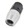Russell 610043 - Performance -10 AN Black/Silver Straight Full Flow Hose End
