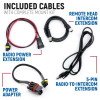 Rugged Radios XPED-RK-G1 - Polaris Xpedition Complete Comm Kit w/ BTI and 2-Way Radio No Intercom / G1 GMRS