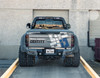 Road Armor 6992DHRP-C2-MH - 99-20 Ford F-250 iD Headache Rack w/Bedrail Pod/Dual 10in Pod/Brake Lamp Relief/Hyve -Raw