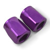 Russell 615542 - Performance 2-Piece -10 AN Anodized Full Flow Swivel Hose End Sockets (Qty 2) - Purple