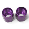 Russell 615542 - Performance 2-Piece -10 AN Anodized Full Flow Swivel Hose End Sockets (Qty 2) - Purple