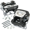 S&S Cycle 106-3240 - 08-16 Touring Super Stock 89cc Cylinder Head Kit - Wrinkle Black