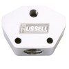 Russell 650411 - Performance Billet Aluminum Y-Block w/ -10 AN inlet & -8 AN outlet (Polished finish)