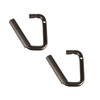 Rugged Ridge 13505.41 - Steel Grab Handles Front Pair Black 07-18 Jeep Wrangler JK/JKU
