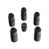 Rugged Ridge 16715.34 - 18-20 Jeep Wrangler JL/JLU Black M14-1.5 Wheel Lock Nut Set w/Key