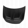 Seibon HD1011VWGTIB-DV - 10-11 VW Golf GTI 5K/MK6 DV Carbon Fiber Hood w/ Shaved Emblem