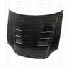 Seibon HD9900HDCV-TS - 99-00 Honda Civic (EM1/EJ6/7/8/EK9) TS-Style Carbon Fiber Hood