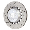 SHW Performance BRL43503 - SHW 2020+ BMW X3 M 3.0L Left Rear Cross-Drilled Lightweight Brake Rotor (34118054827)
