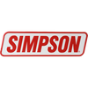 Simpson Motorcycle SIGNAUTO - Simpson Racing Embossed Aluminum Simpson Racing Sign