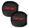 Simpson Safety 2021R - Simpson Racing YXZ Door Latch Pads Black/Red (pair)