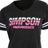 Simpson Safety 45010S - Ladies RACING STRIPES T - SM