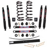 Skyjacker D301MK-B - Suspension Lift Kit w/Shock Black MAX Shocks 2.5-3.5 Inch Lift Incl. Front Springs Add-A-Leafs