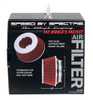 Spectre 8162 - Adjustable Conical Air Filter 2-1/2in. Tall (Fits 3in. / 3-1/2in. / 4in. Tubes) - Red