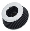 Spectre 8161 - Adjustable Conical Air Filter 2-1/2in. Tall (Fits 3in. / 3-1/2in. / 4in. Tubes) - Black