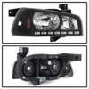 Spyder 5017635 - Xtune Dodge Charger 06-10 1Pc LED Crystal Headlights Black HD-ON-DCH05-1PC-LED-BK