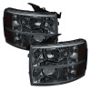 Spyder 5077349 - Xtune Chevy Silverado 07-13 Crystal Headlights Smoked HD-JH-CS07-AM-SM