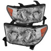 Spyder 5077110 - Xtune Toyota Tundra 07-13 OEM Style Headlights Chrome HD-JH-TTU07-AM-C