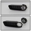 Spyder 5080431 - Dodge Avenger 2011-2014 OEM Fog Light W/Universal Switch- Clear FL-DAV2011-C