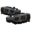 Spyder 5084361 - 12-14 BMW F30 3 Series 4DR Projector Headlights - LED DRL - Smoke (PRO-YD-BMWF3012-DRL-SM)