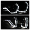 Spyder 5085047 - 12-14 BMW F30 3 Series 4DR Projector Headlights - LED DRL - Blk Smoke PRO-YD-BMWF3012-DRL-BSM