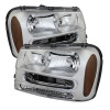 Spyder 9023545 - Xtune Chevy Trailblazer 02-09 Crystal Headlights Chrome HD-JH-CTB02-AM-C