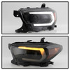Spyder 5087553 - Toyota Tacoma 16-18 (TRD Model Only) Projector Headlights Black Smoke PRO-YD-TT16V1-SEQ-BSM