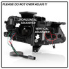 Spyder 5087355 - Chevy Camaro 16-18 HID Model Full LED Headlights Black PRO-YD-CCAM16HIDAP-SEQ-BK