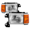 Spyder 9035203 - xTune Ford Bronco F150 F250 F350 F450 1987-1991 OEM Style Headlights - Chrome HD-JH-FB87-OE-C
