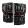 Spyder 9034466 - Xtune Toyota Tundra 07-13 LED Tail Lights Black ALT-JH-TTU07-LED-G2-BK