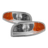 Spyder 9036606 - xTune Chevy Corvette 97-04 Bumper Signal Lights - Chrome CBL-JH-CCORV97-AM-C