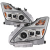 Spyder 9039355 - xTune Infiniti G37 Coupe 08-15 Projector Headlights w/ Turn Signal - Chrome PRO-JH-IG3708-2D-LB-C