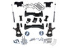 Superlift K899B - 14-18 Chevy Silv 4WD w/ Alum/Stamped Steel Control Arms 8in Lift Kit w/ BIL Rear Shocks