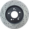StopTech 127.40048R - 00-09 S2000 Slotted & Drilled Right Front Rotor