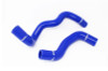 Torque Solution TS-CH-513BU - 2016+ Ford Focus RS Silicone Radiator Hose Kit - Blue