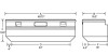 Tradesman 79460T - Aluminum Flush Mount Truck Tool Box (60in.) - Black