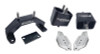 Torque Solution TS-SU-250SB-PL - Solid Billet Engine/Transmission Mounts w/Mount Plates - 02-14 Subaru WRX