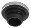 Trans-Dapt Performance 9170 - PUSH-IN STYLE OIL CAP; 1-1/4 IN. HOLE; RUBBER WITH CHROME TOP- OIL EMBOSSING
