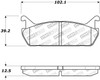 StopTech 308.04580 - Street Touring 90-93 Mazda Miata Rear Brake Pads D525