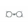 Turbo XS GIM-U-EJ2025 - 04-21 Subaru STI (EJ20/EJ25) Upper Intake Manifold Rubber Coated SS Gasket (Pair)