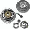 TwinPower 496035 - Twin Power 07-17 FLH FLT FXST FLST Compensator Sprocket Kit S.E. Style Requires 09 Up Style Rotor