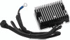 TwinPower 498305 - Twin Power 70-75 Big Twin Voltage Regulator Black Replaces H-D 74510-70A 15 Amp