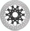 TwinPower 666820 - Twin Power 08-13 FLH FLT 08-16 FLHR 06-17 Dyna Front 11.8 Floating Rotor Mesh Black