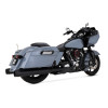 Vance & Hines 46371 - HD Dresser 17-22 Power Duals Black PCX Header Exhaust