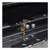 UWS TBSM-48-LP-BLK - Gloss Black Aluminum 48" Truck Side Tool Box, Low Profile (LTL Shipping Only)