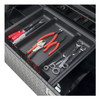 UWS TBSD-72-A-BLK - Gloss Black Aluminum 72" Deep Angled Crossover Truck Tool Box